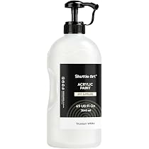 Amazon | Shuttle Art アクリル絵の具 12色 473ml 大容量 絵の具セット
