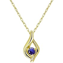 054Nh【高貴・神秘】サファイア　ネックレス　ダイヤ　S925　K18コート Amazon | [ララクリスティー] ネックレス レディース サファイア