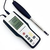 Perfect-Prime WD9829, Precise Sensitive HotwireThermal Anemometer Probe w/Telescopic Handle 41"