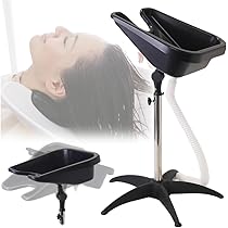 Amazon.co.jp: iimono117 シャンプー台 移動式 ドレン付き 洗髪