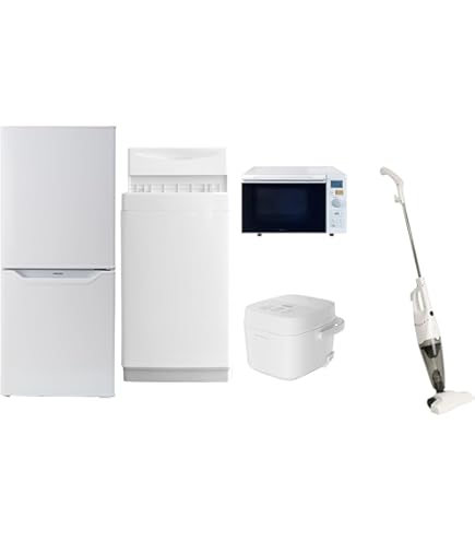 Amazon | [山善] 【新生活家電5点セット】 家電セット 冷蔵庫106L 洗濯