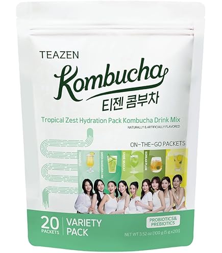 Amazon.co.jp: 【TEAZEN公式】ティーゼン コンブチャ 50g (5g×10個入り