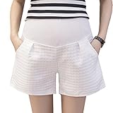 (ティアナ23)Tianna23 マタニティ ショート キュロット パンツ 綿 ホワイト L