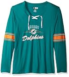 NFLレディースドルフィンL / SジャージーVネックTシャツ