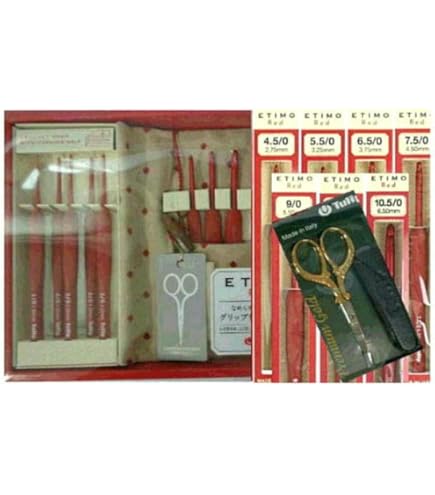 チューリップ　エティモ　レッド　かぎ針編み　フック　セット　クッション 148686123.jpg?cmsp_timestamp=