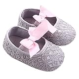 GOTD Glitter Baby Shoes Sneaker Anti-slip Soft Sole Toddler Prewalker (US 2.5, 0~6 Month , Gray ) by