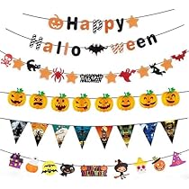 ハロウィンガーランド【コメントください】 Amazon | ZOYUBS ハロウィン 飾り ガーランド ハロウィン