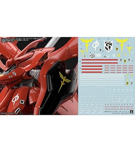 最安HG MSN-04II NIGHTINGALE 別売デカール付ナイチンゲール HG MSN-04II ナイチンゲール 新品未組立 デカール付 ガンダムデカール