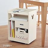 【Disney】ディズニー　リビングワゴン アイボリー　ミッキーマウス