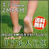 人工芝 ハイグレード リアル 人工芝 ロールタイプ 芝丈30mm 2m×5m