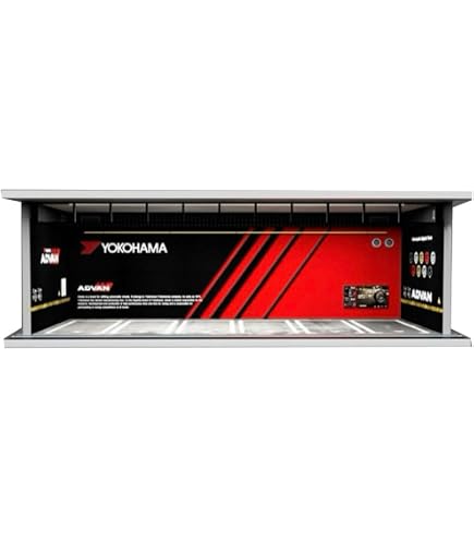 Amazon.co.jp: MoreArt 1/64【日本の商業ビル】 ジオラマ 駐車場 付き