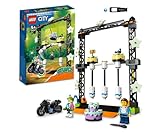 BINBIRCE ウェブカメラカバースライド + レゴ シティ スタント ノックダウン スタント チャレンジ 60341 組み立ておもちゃセット 男の子 女の子 子供用 対象年齢5歳以上 (117ピース)