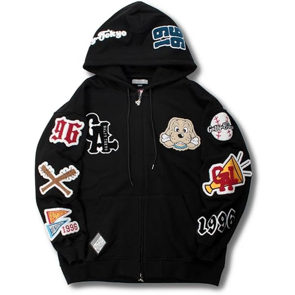 Amazon.co.jp: GALFY ガルフィー うらめしや パーカー 水色 大型犬 XL