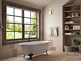 67 " Cast Iron Double Ended Tub with NO蛇口holes- " Vernon " TC67DECIORB-NH