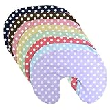 HashkuDe(ハッシュクード) 授乳クッションカバー ポルカドット ネイビー