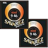 サバレス エレキギター弦 SAVAREZ HEXAGONAL EXPLOSION LINE ELECTRIC GUITAR STRINGS (H50XLL, 2セット)