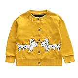 HUYB 子供服 新生児 女の子　赤ちゃん　男の子　 長袖　 ニット セーター 編み物 カーディガンコート　ロング スリーブ 　ニンジン イチゴ 子犬　漫画パターン　ロンパージャンプスーツ ロンパー　
