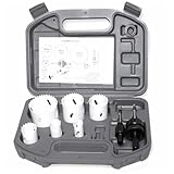 Simplyシルバー – 9個入りPlumbersバイメタル穴Sawシート木製メタル乾式壁すべて目的Plumbersキット