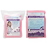 NuAngel Nursing Blanket and Contoured Burp Pad Set, Pink by NuAngel