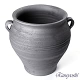 鉢 KANEYOSHI 【日本製/三河焼】 長壺型 取っ手付 植木鉢 陶器 植物 36cm 9号