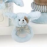 Lil Waggles Plush Blue Dog Ring Rattle [並行輸入品]