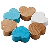 ブルーWood Rattle赤ちゃん&幼児用おもちゃ