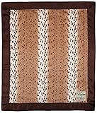 My Blankee Luxe Baby Blanket, 14 x 17, Lynx Latte/White by My Blankee