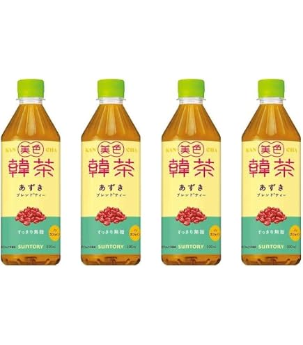 Amazon.co.jp: 【まとめ買い】美色韓茶 韓国ブレンドティー 500ml×4本