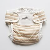 オーガニックコットン　日本製　外ベルトタイプ　太ボーダーおむつカバー　ORGANIC GARDEN　オーガニックガーデン