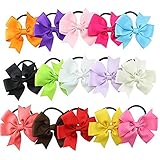 HBLIFE 15点セット ベビー キッズ ヘアー アクセサリー ヘアゴム 髪留め 髪飾り お花 お姫様 誕生日 パーティ 記念日 イベント 大人も適用 こども ヘアポニー