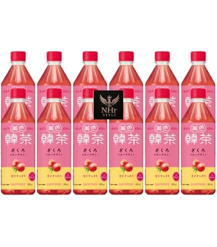 Amazon.co.jp: 【まとめ買い】美色韓茶 韓国ブレンドティー 500ml×4本
