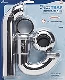 pf Waterworks decotrap装飾P -トラップwith Matching壁Adaptorカバー PF0703-CH 1