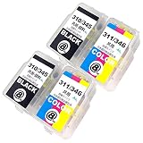 CANON(キヤノン) 互換充填インク BC310・345-PG/BC311・346 大容量4色×2＝4本 【 (BC310XL・345XL 顔料ブラック 2本)(BC311XL・346XL 3色カラー 2本) 】Mt.Smile製 互換充填インクカートリッジ 【365日保証】サービス