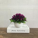 Fake花植物人工花Potted盆栽ランダムスタイルFiori finti One Size ASDFG561423535075