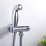 清潔 便利 ハンディおしり洗浄器 ウォシュレット水栓 壁付バスルーム・トイレ用蛇口（クロームメッキき）FXQ-024