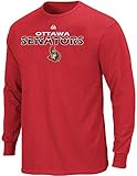 Ottawa Senators NHL Licensedマジェスティックスレッド長袖レッドシャツビッグサイズ 4L