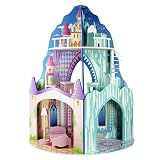 Teamson Kids Wooden Dolls House Ice Mansion Disney Frozen Style Dream Castle Anna and Elsa Olaf TD-1