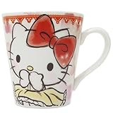 ハローキティ[コップ]フィジー柄マグカップ/ハート サンリオ