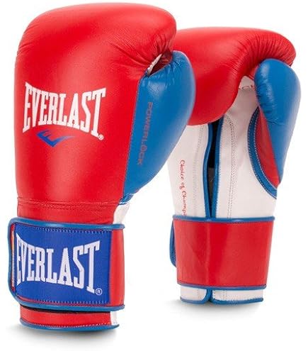 Amazon | Everlast Powerlockトレーニンググローブ14オンス - ネイビー