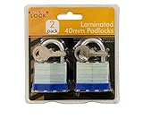 2パック40 mmラミネートPadlocks、24のケース