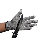 PAWACA耐カット手袋レベル5保護食品グレード、耐久性anti-cutting手袋、作業手袋、キッチングローブ保護とyard-work ( 1ペア) X-Large グレー 602577972102