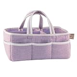 Trend Lab Lilac Gingham Seersucker Storage Caddy, Purple by Trend Lab [並行輸入品]
