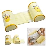 かわいい黄色いアヒルの赤ちゃんアンチロールオーバー用スリープサポート枕
