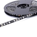 DC12V LEDテープライト 黒ベース 切断可能 LEDテープ 12V 白 5m 防水 SMD3528 300連