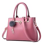 MyMode New ゴージャスなレディーズハンドバッグ ショルダーバッグ フォーマルバッグ 軽量 高品質PUレザー 女子 人気 ピンク
