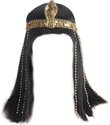 Amazon.co.jp: コスプレ ウィッグ エジプト女王 クレオパトラ 蛇 髪