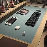 DRAYMAT レザー テーブルクロス 高級 デスクマット テーブルマット 滑り止め テーブルパッド マウス対応 業務 デスクパッド 汚れにくい テーブルカバー 厚さ1.3mm オーバーロック加工 北欧風 四季通用 お手入れ簡単 おしゃれ 長方形 正方形 耐熱 防水 防インク 汚れ防止 耐久性 サイズ選択可能