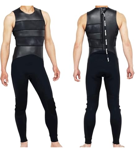 Amazon | ANDNEWYOU ロングジョン 長袖タッパー 3/2 2ピース ウェット