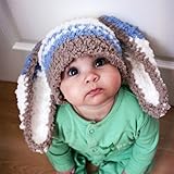 ハンドメイド 0-12ヶ月 撮影写真 ベビー 幼児 ソフト帽子 毛糸編む ウサギ キャップ 0-12ヶ月に合う 【1点】