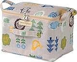 萩原 収納ボックス 「アニマル」 ブルー Mサイズ 約26x19x20 240572905